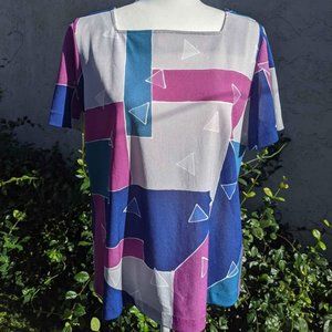 Vintage‎ 80's Vera by Vera Neumann Abstract Blouse
